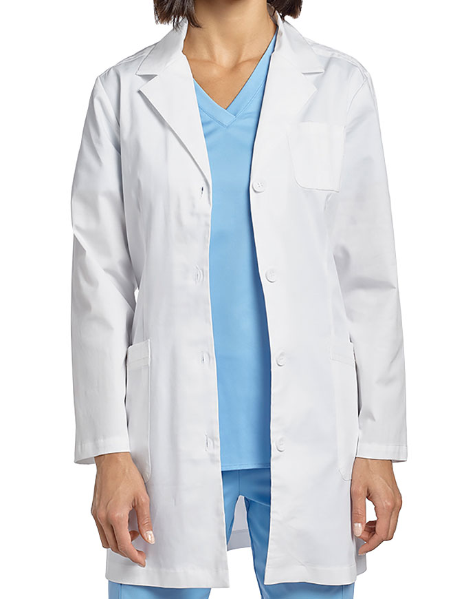 Buy White Cross Allure Women's Four button Short Lab coat for $31.99