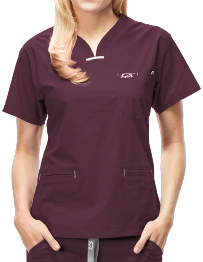 Wine Scrubs Pulse Uniform