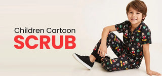 Children Cartoon Scrub