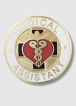 Prestige Handmade Gold Plated Medical Assistant Emblem Pin