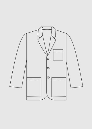 Panda Uniform Men's Consultant Lab Coat