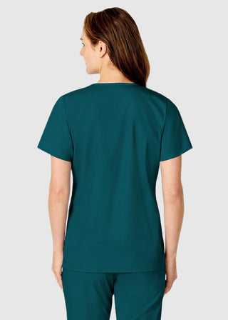 Wink Scrubs Women's Mock Wrap Nursing Scrub Top