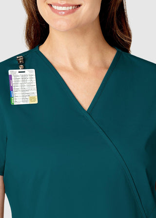 Wink Scrubs Women's Mock Wrap Nursing Scrub Top
