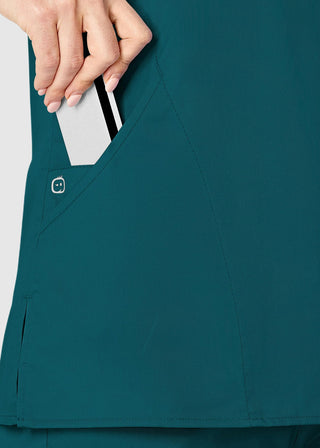 Wink Scrubs Women's Mock Wrap Nursing Scrub Top