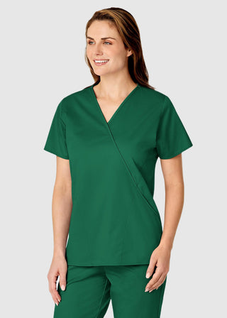 Wink Scrubs Women's Mock Wrap Nursing Scrub Top