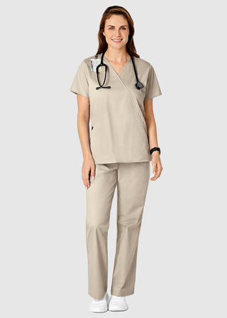 Wink Scrubs Women's Mock Wrap Nursing Scrub Top