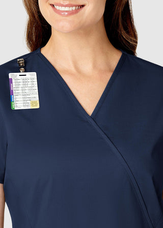 Wink Scrubs Women's Mock Wrap Nursing Scrub Top