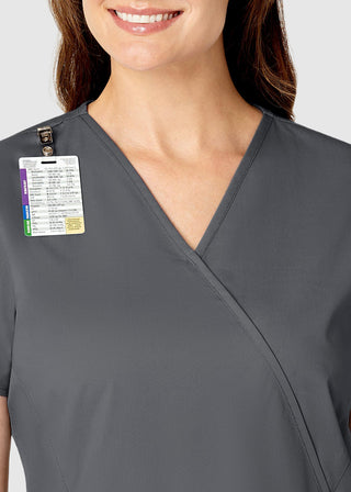 Wink Scrubs Women's Mock Wrap Nursing Scrub Top
