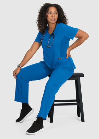 Koi Planet Women's Longevity Scrub Top