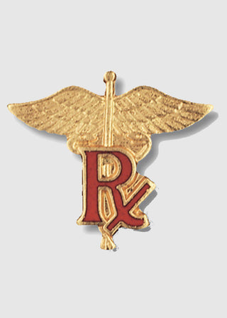 Prestige Pharmacist (RX) Emblem Pin