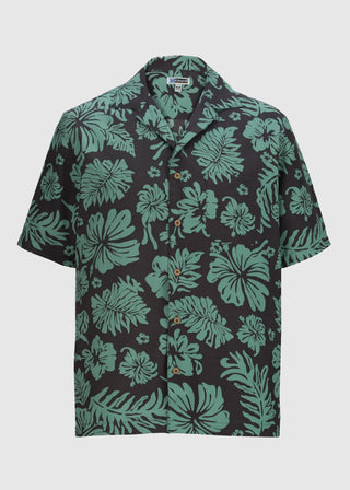 Edwards Hibiscus 2-color camp shirt