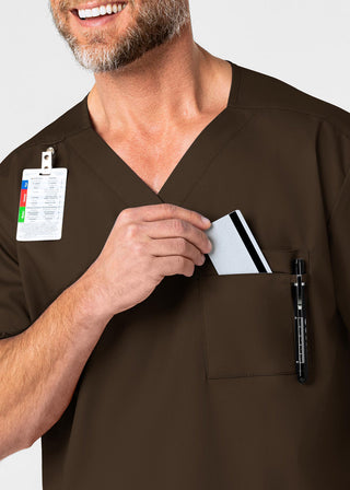Wink Scrubs WonderWORK Men's V-Neck Top