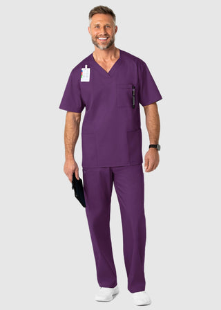 Wink Scrubs WonderWORK Men's V-Neck Top