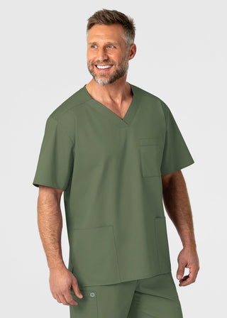 Wink Scrubs WonderWORK Men's V-Neck Top
