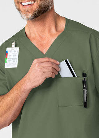 Wink Scrubs WonderWORK Men's V-Neck Top