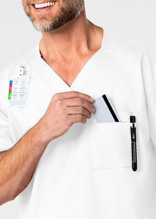 Wink Scrubs WonderWORK Men's V-Neck Top