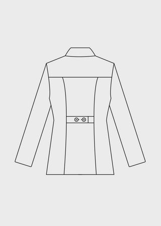 Panda Uniform Women's Short Lab Coat
