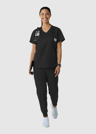 Wink Scrubs Women's Curved V-Neck Scrub Top