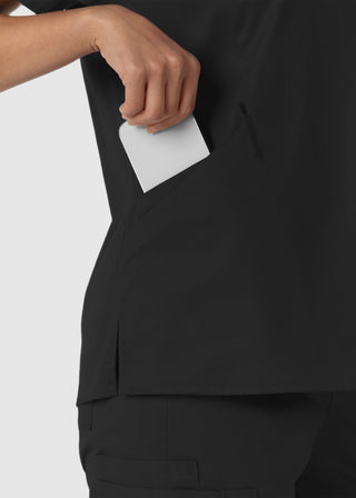 Wink Scrubs Women's Curved V-Neck Scrub Top