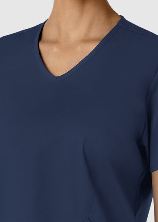 Wink Scrubs Women's Curved V-Neck Scrub Top
