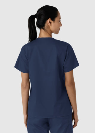 Wink Scrubs Women's Curved V-Neck Scrub Top