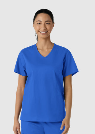 Wink Scrubs Women's Curved V-Neck Scrub Top