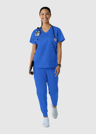 Wink Scrubs Women's Curved V-Neck Scrub Top