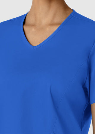 Wink Scrubs Women's Curved V-Neck Scrub Top