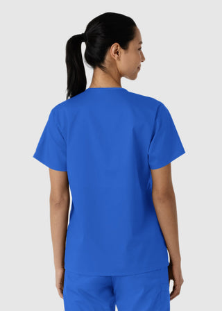 Wink Scrubs Women's Curved V-Neck Scrub Top