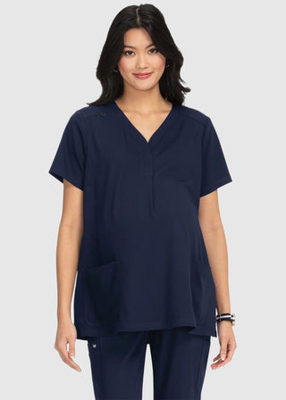 Koi Next Gen Onboard Women's 2-Pocket Maternity Scrub Top
