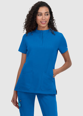 Koi Next Gen Driven Women's Mandarin Collar Scrub Top