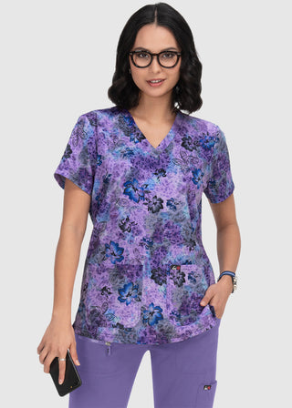 Koi Lite Women's Electric Animal Velora Top