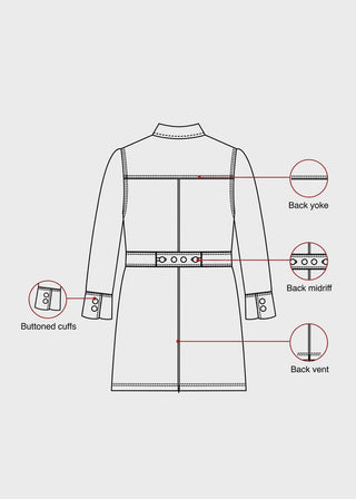 HeedFit Women's 32 Inches Perfection Lab Coat