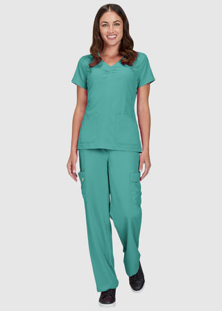 Koi Planet Enik Women's 2-Pocket Eco-Friendly Scrub Top