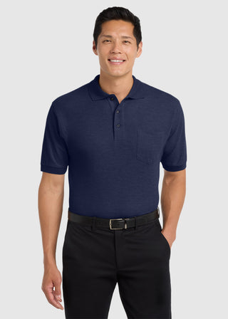 Port Authority Silk Touch Polo with Pocket