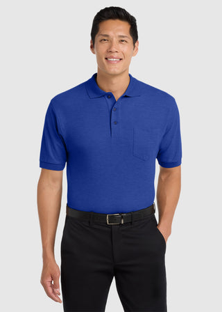 Port Authority Silk Touch Polo with Pocket