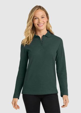 Port Authority  Ladies Silk Touch  Long Sleeve Polo