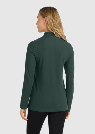 Port Authority  Ladies Silk Touch  Long Sleeve Polo