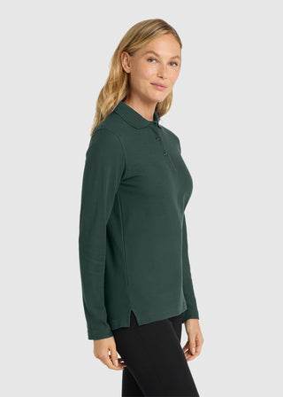 Port Authority  Ladies Silk Touch  Long Sleeve Polo