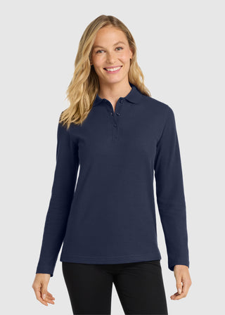 Port Authority  Ladies Silk Touch  Long Sleeve Polo