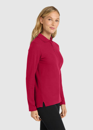 Port Authority  Ladies Silk Touch  Long Sleeve Polo