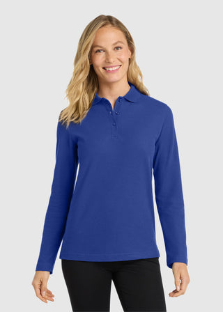 Port Authority  Ladies Silk Touch  Long Sleeve Polo