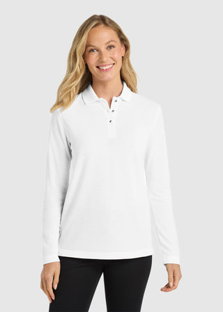 Port Authority  Ladies Silk Touch  Long Sleeve Polo