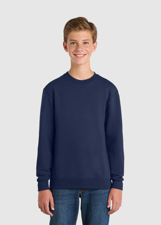 Port & Company Youth Core Fleece Crewneck Sweatshirt