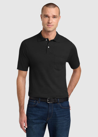 JERZEES SpotShield Quarter Ounce Jersey Knit Sport Shirt with Pocket