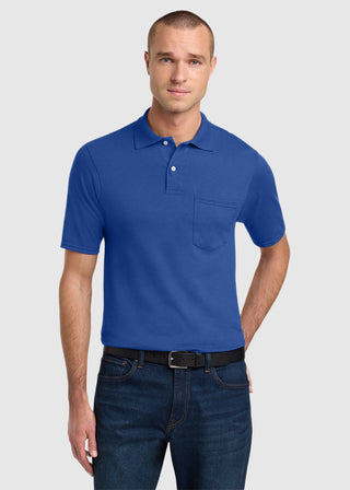 JERZEES SpotShield Quarter Ounce Jersey Knit Sport Shirt with Pocket