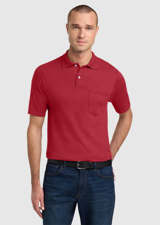 JERZEES SpotShield Quarter Ounce Jersey Knit Sport Shirt with Pocket