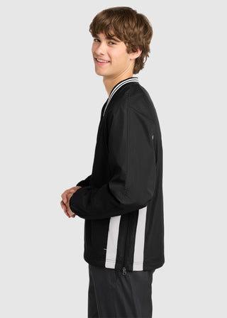 Sport-Tek Tipped V Neck Raglan Wind Shirt