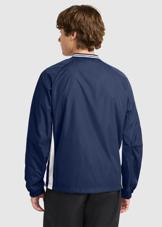 Sport-Tek Tipped V Neck Raglan Wind Shirt