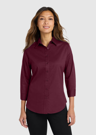 Port Authority  Ladies Three Quarter Sleeve Easy Care Shirt